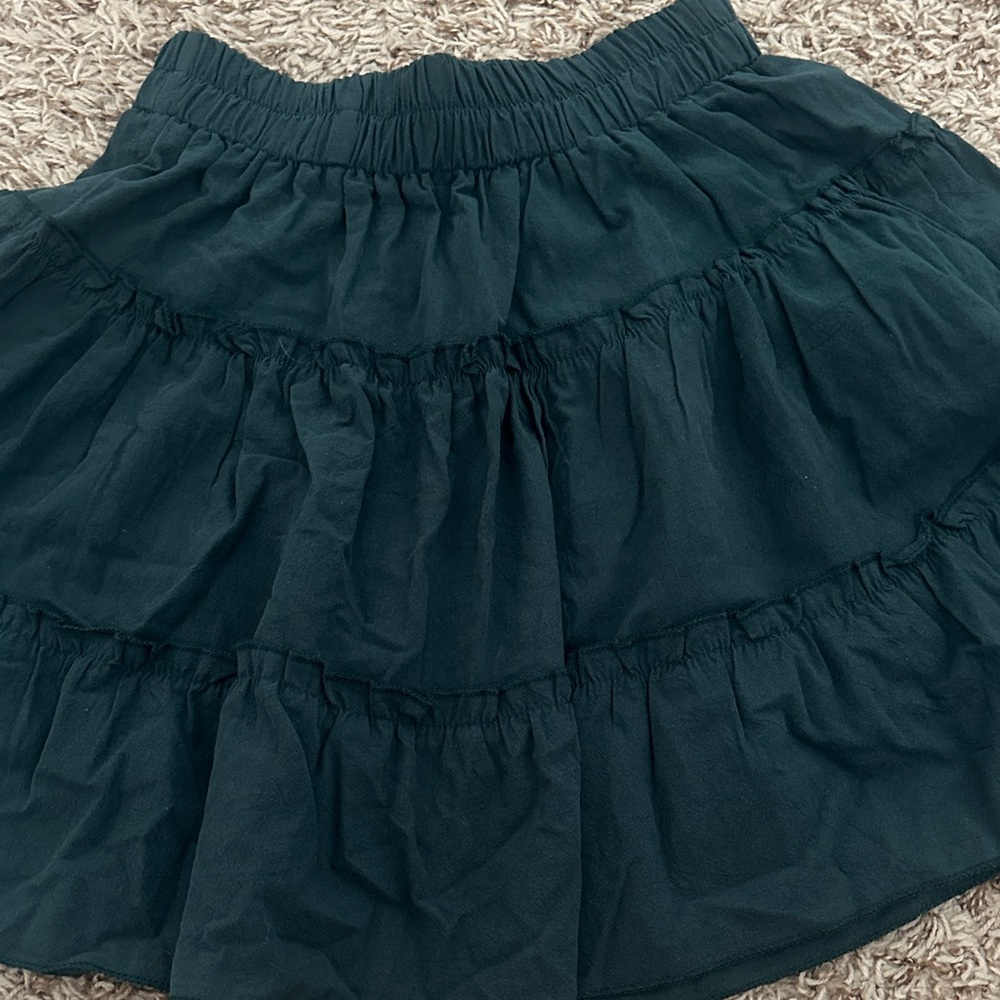 SHEIN Dark Green Mini Skirt